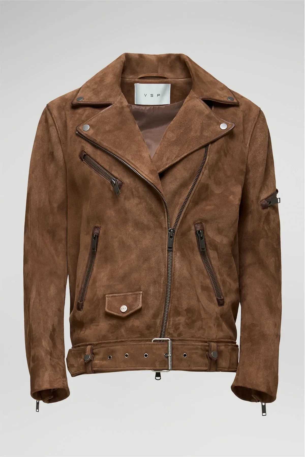 Ada - Brown Leather Jacket - Image 5