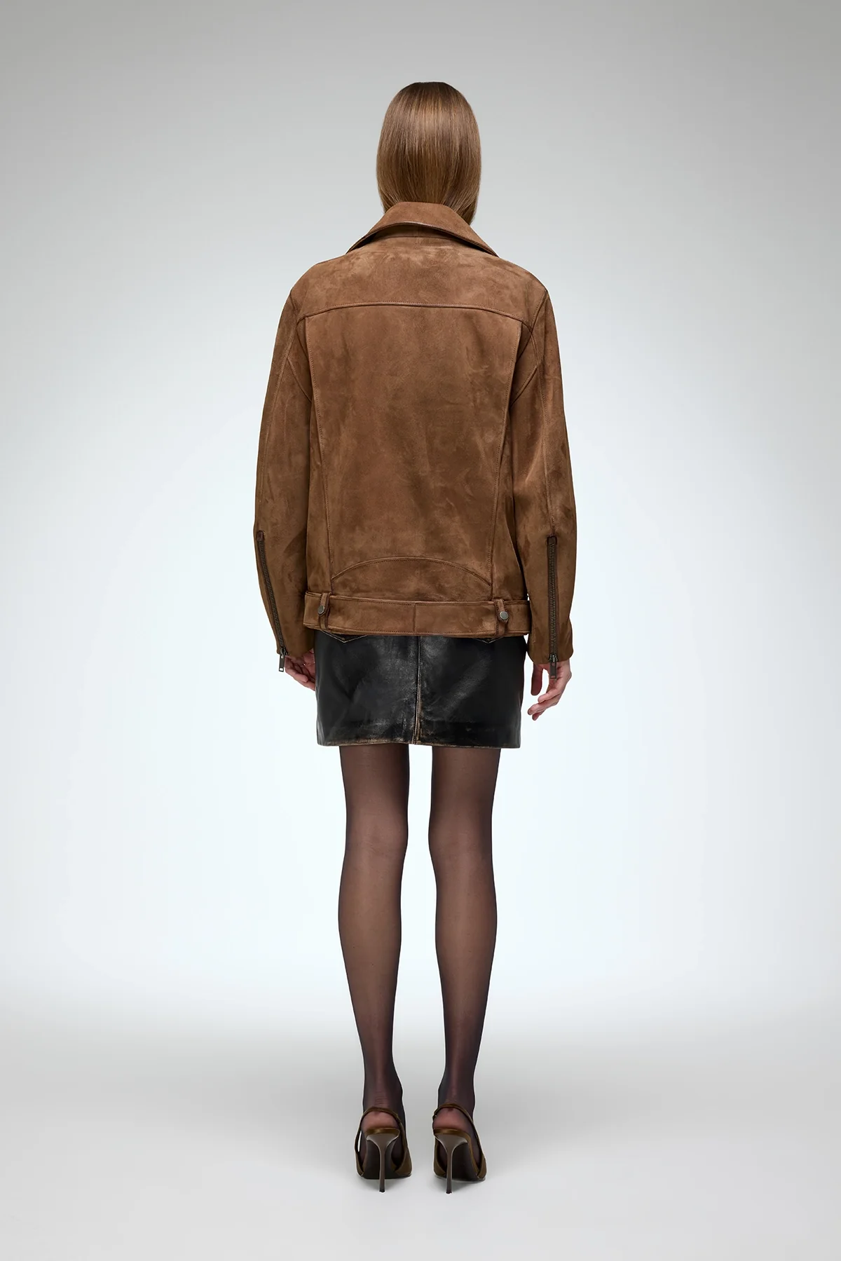 Ada - Brown Leather Jacket - Image 6