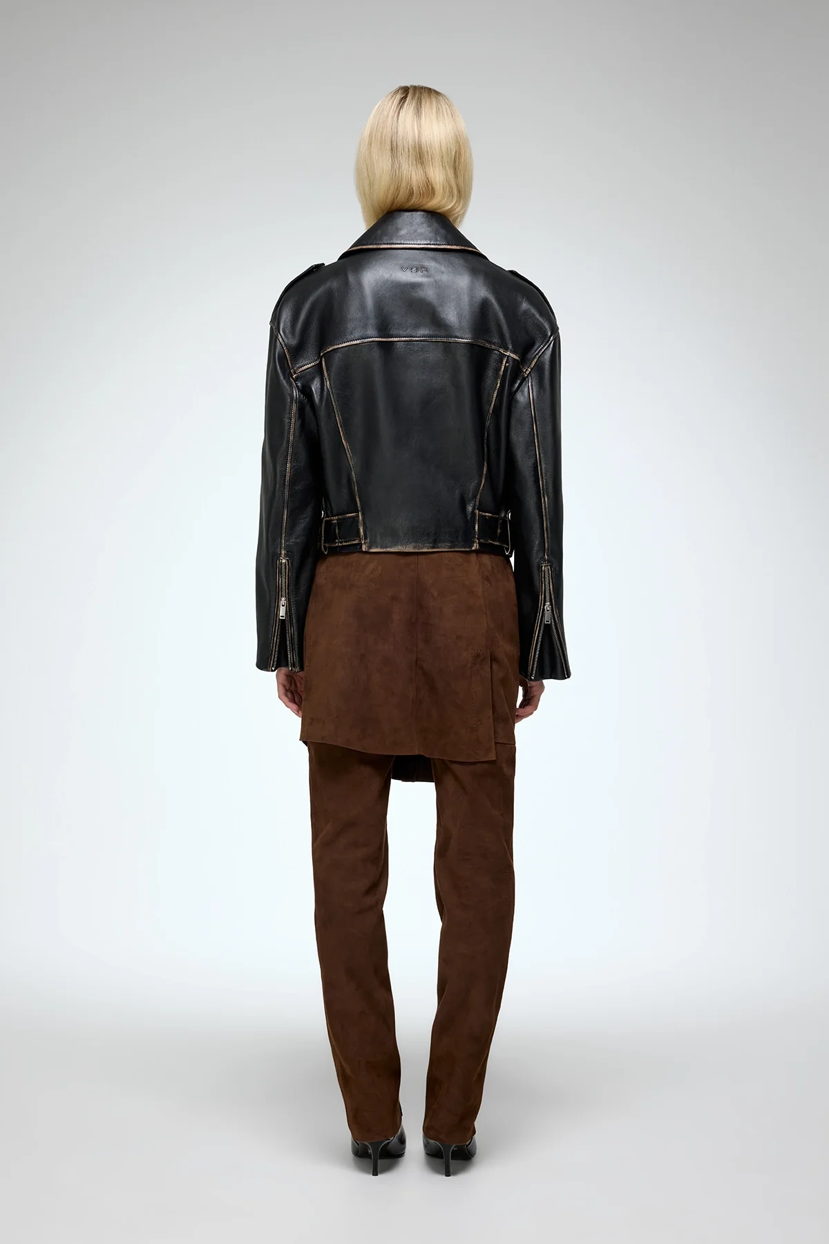 Anya - Dark Brown Leather Jacket - Image 7