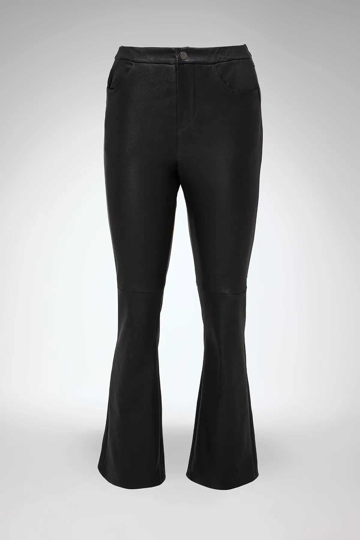 Ambre - Black Leather Pant - Image 5
