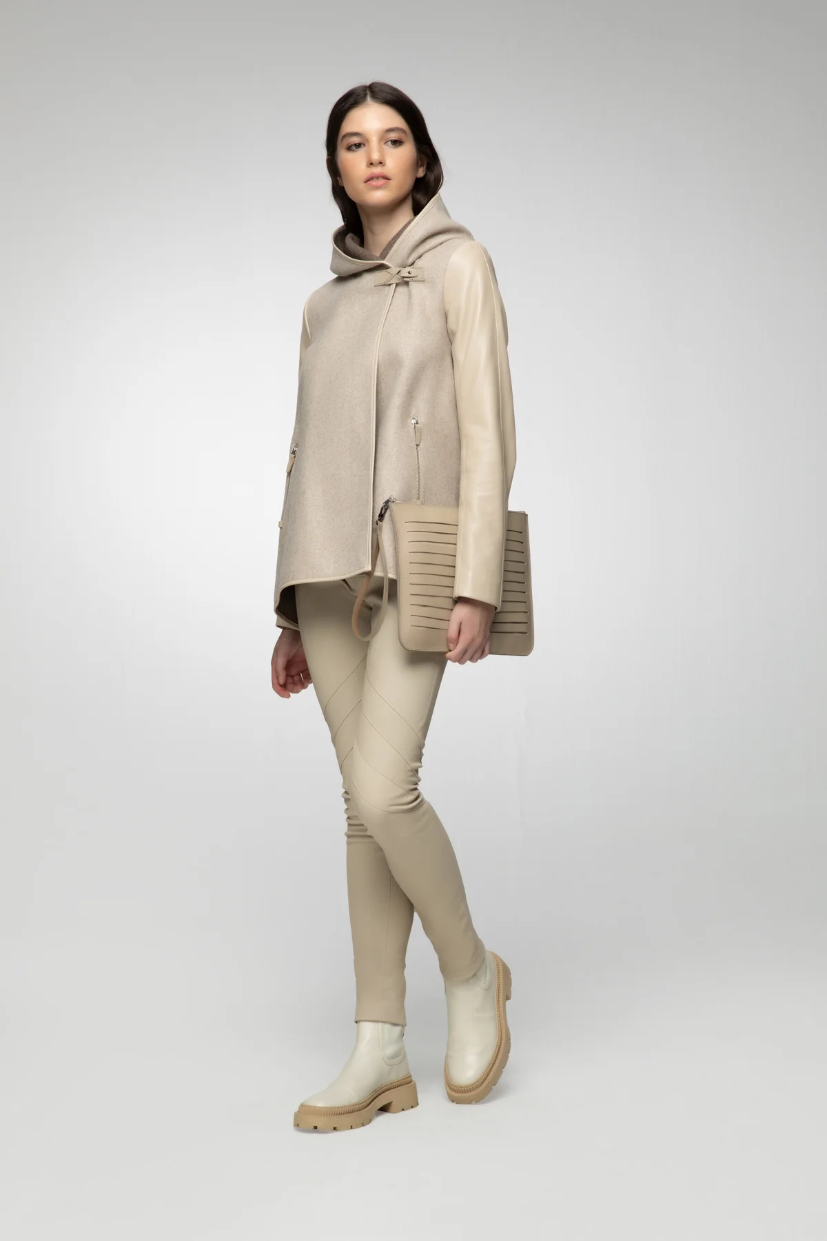 Cloudy - Latte Wool Jacket - Image 3