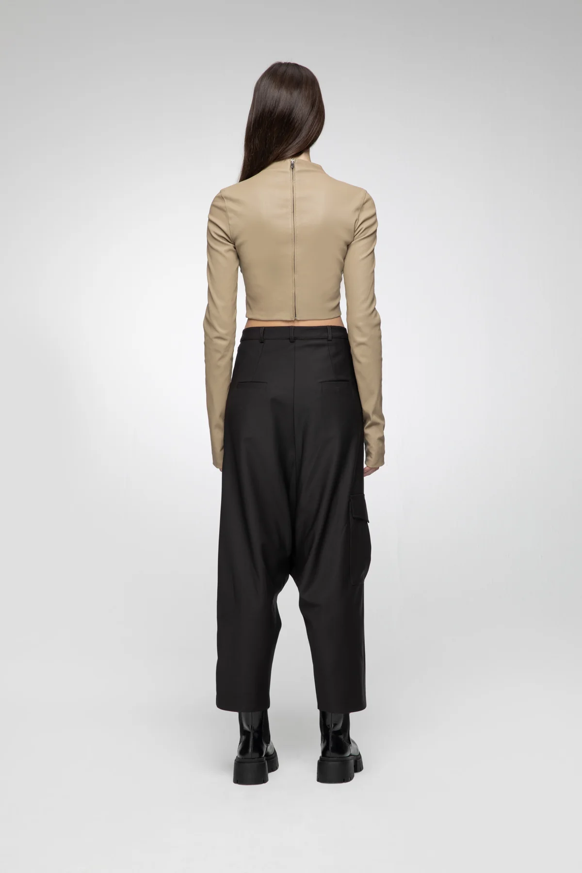 Dora - Black Wool Pants - Image 4