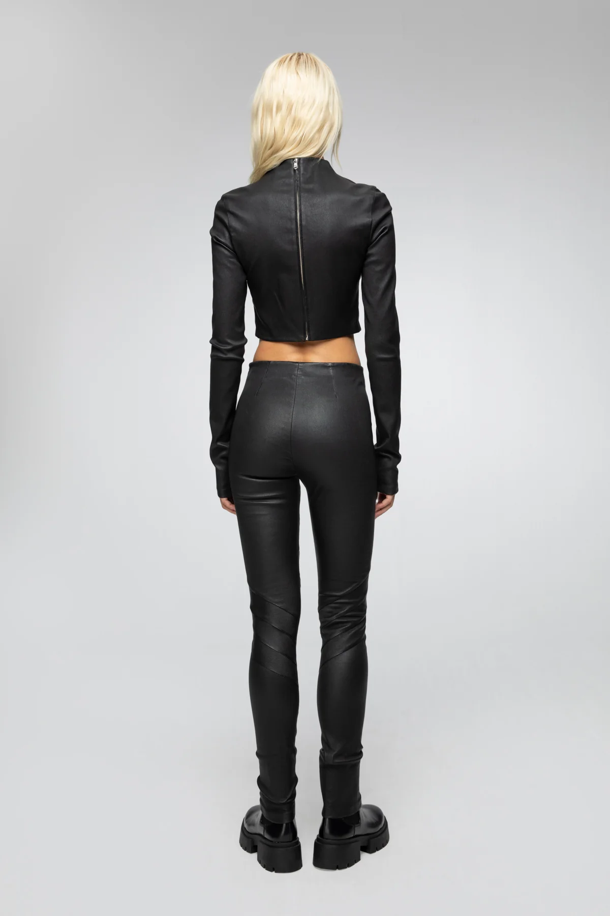 Driss - Black Leather Pant - Image 3