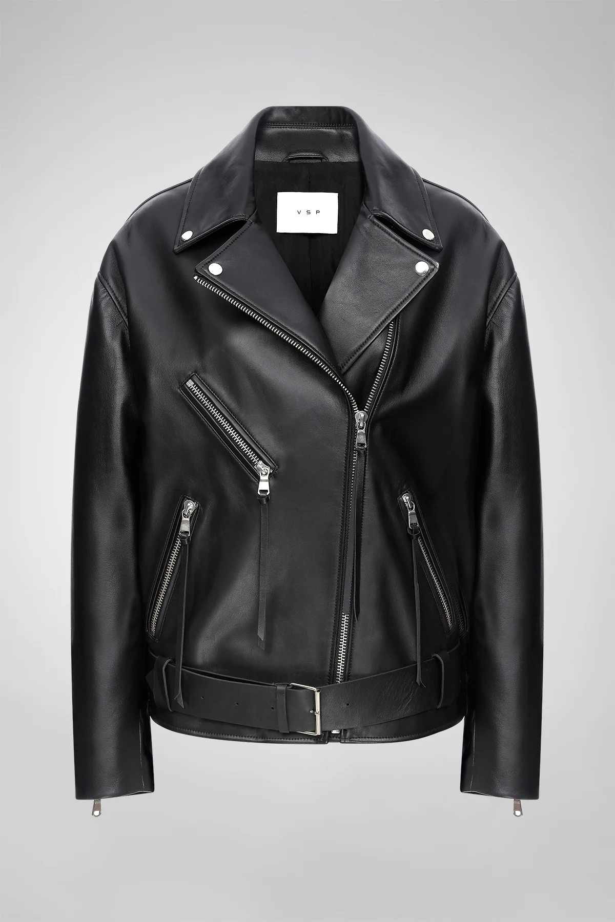 Gisele - Black Leather Jacket - Image 5