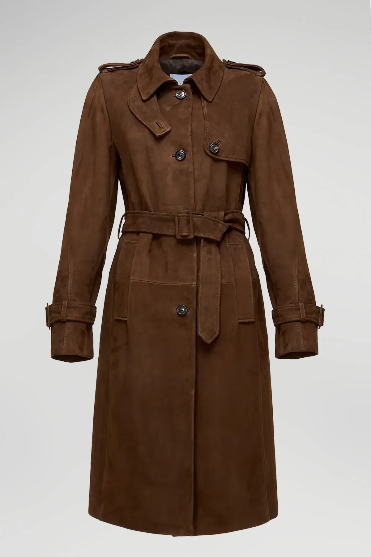Helena - Tobacco Leather Coat - Image 5
