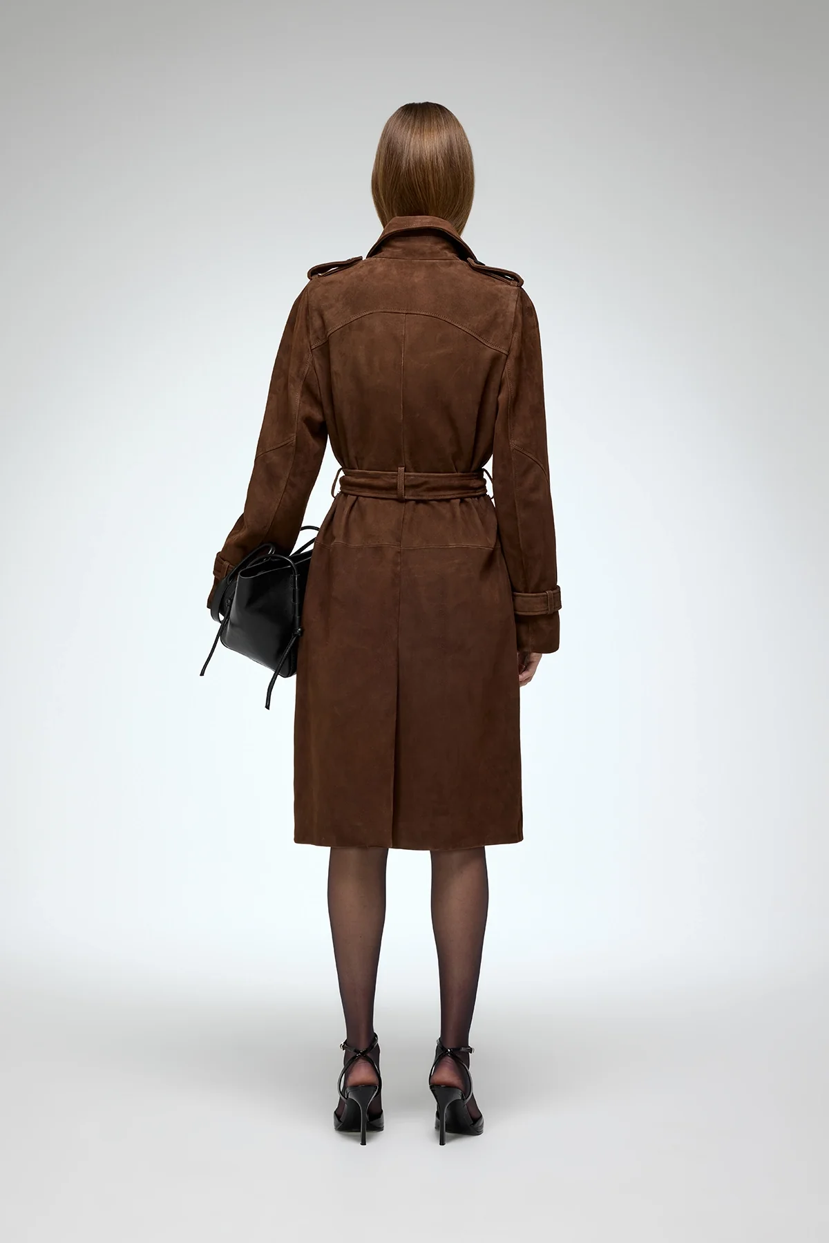 Helena - Tobacco Leather Coat - Image 6