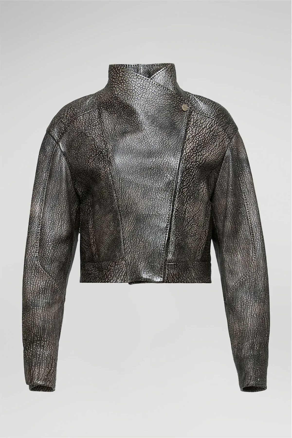 Isla - Brown Leather Jacket - Image 6
