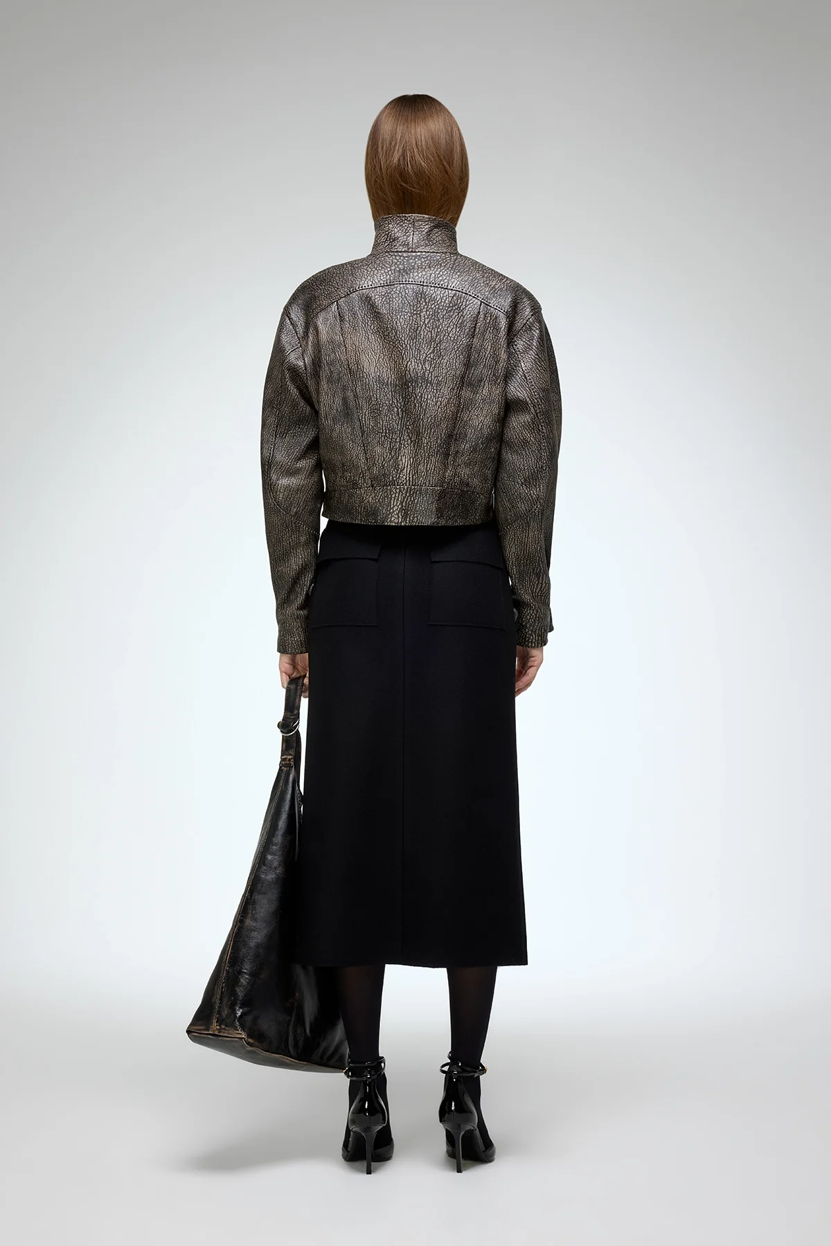 Isla - Brown Leather Jacket - Image 7