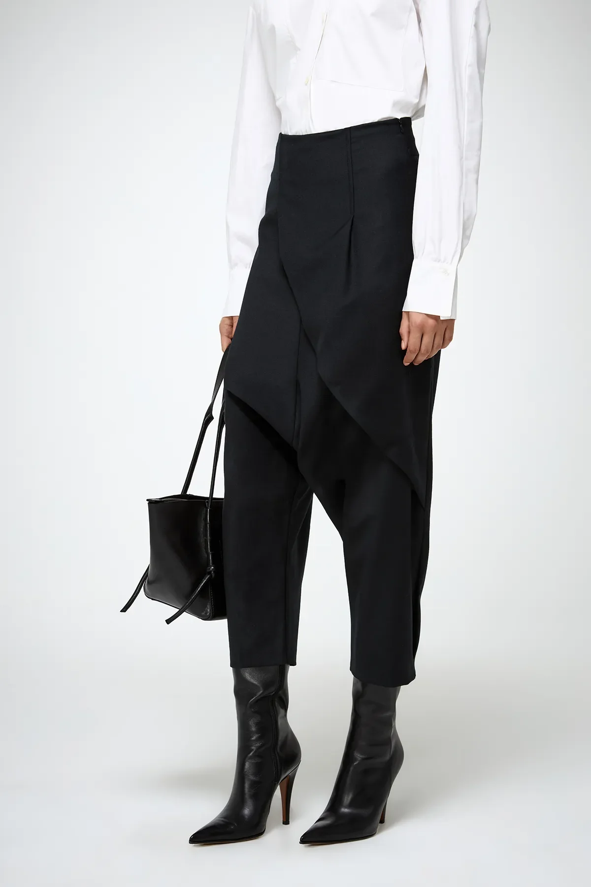 Laryssa - Black Wool Pant - Image 3