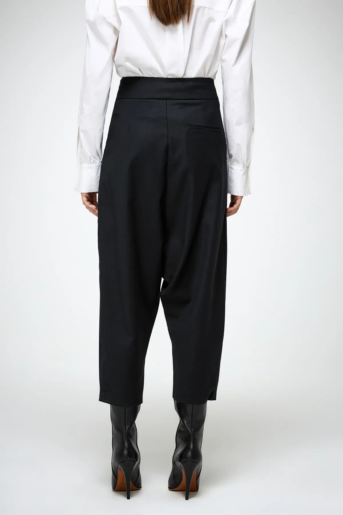 Laryssa - Black Wool Pant - Image 4