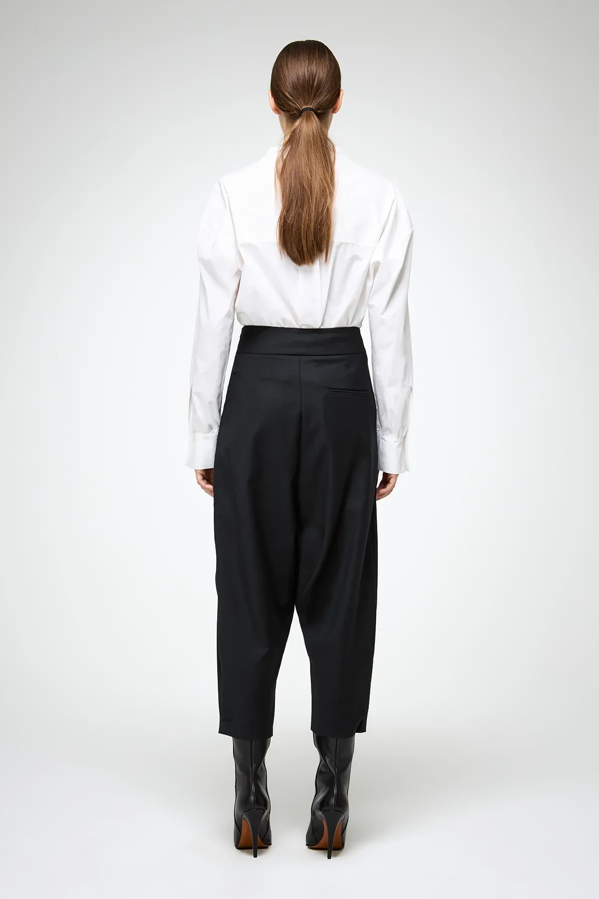 Laryssa - Black Wool Pant - Image 6