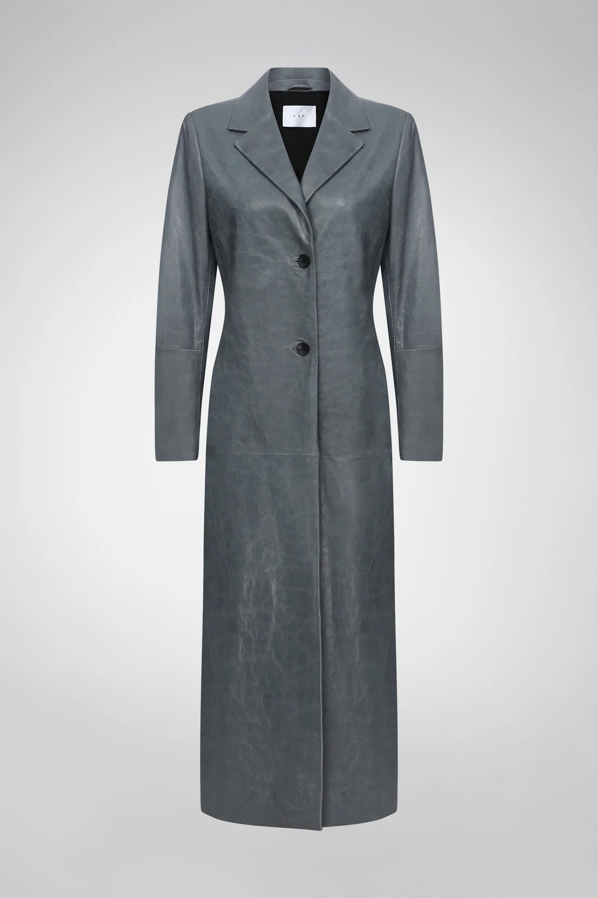 Laurence - Indigo Leather Coat - Image 6
