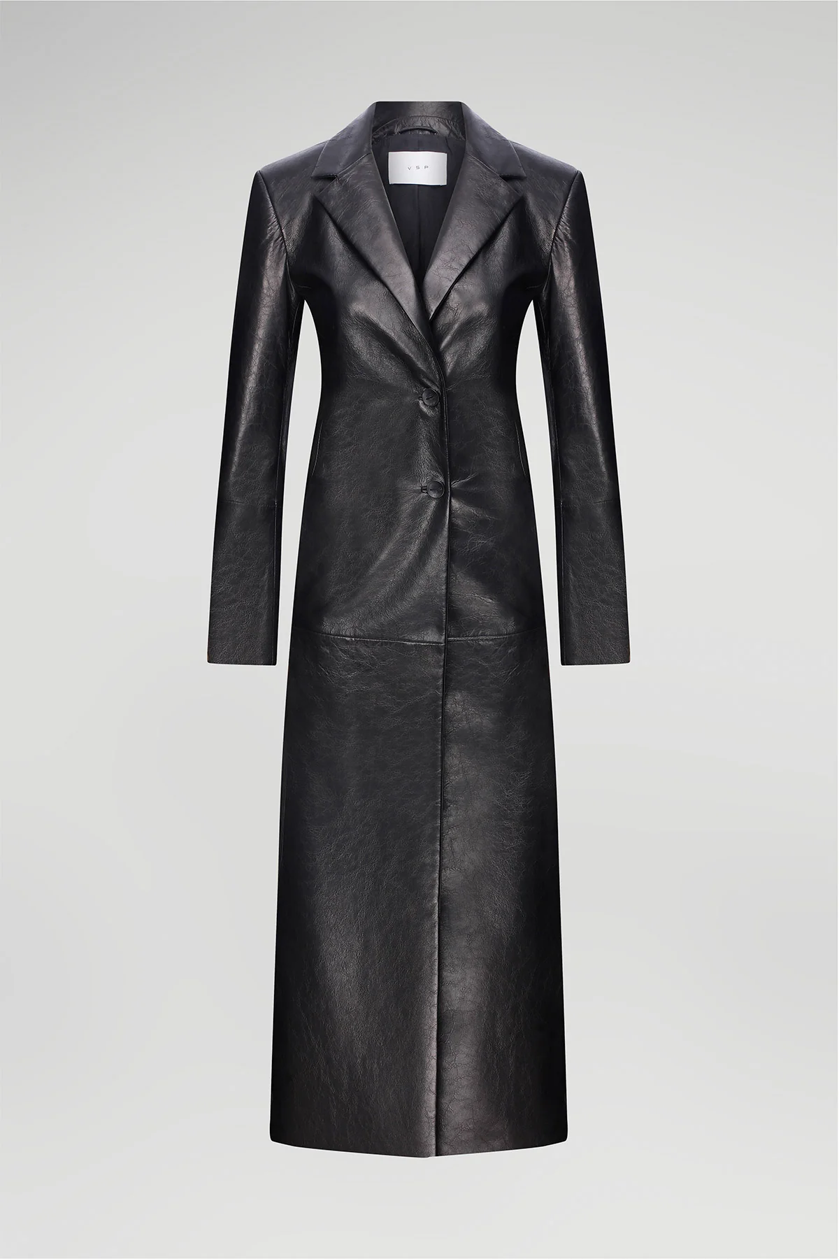 Laurence - Black Leather Coat - Image 5