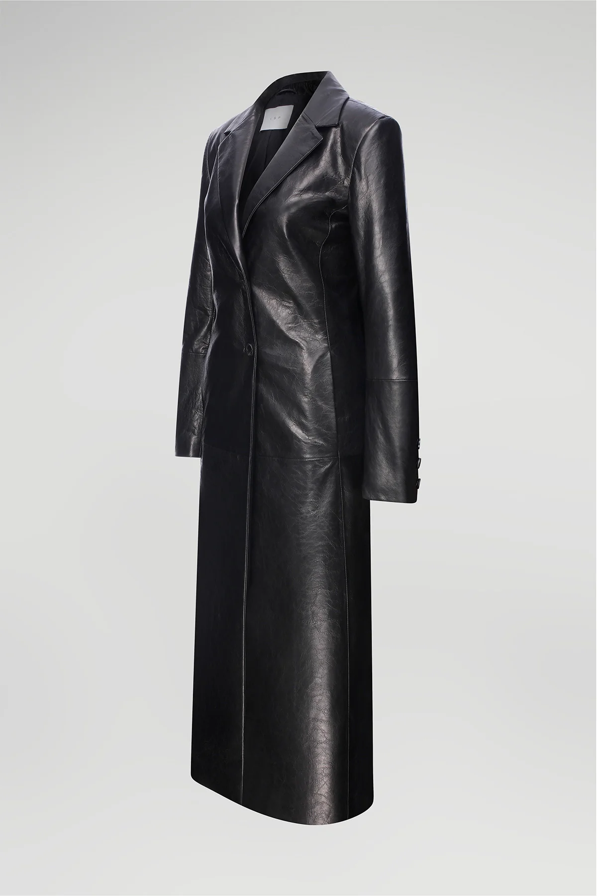 Laurence - Black Leather Coat - Image 6