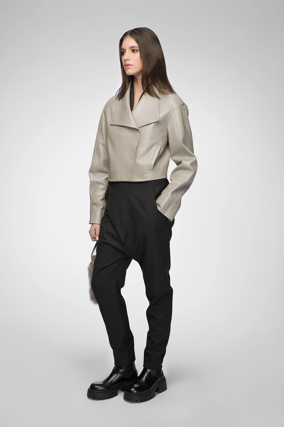 Lise - Niobe Leather Jacket - Image 3