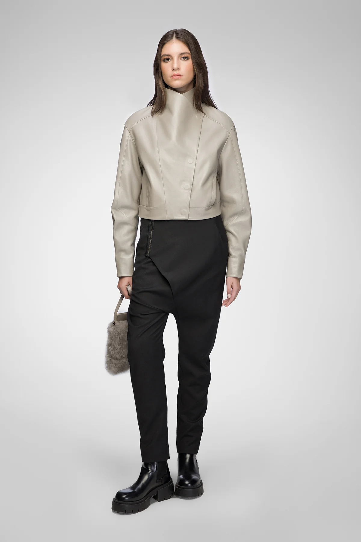 Lise - Niobe Leather Jacket - Image 4