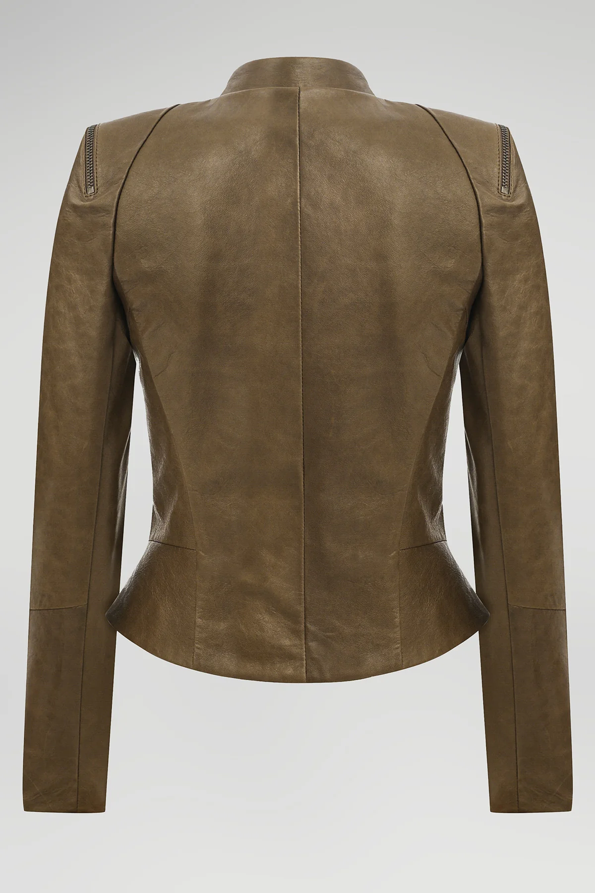 Lola - Brown Leather Jacket - Image 4