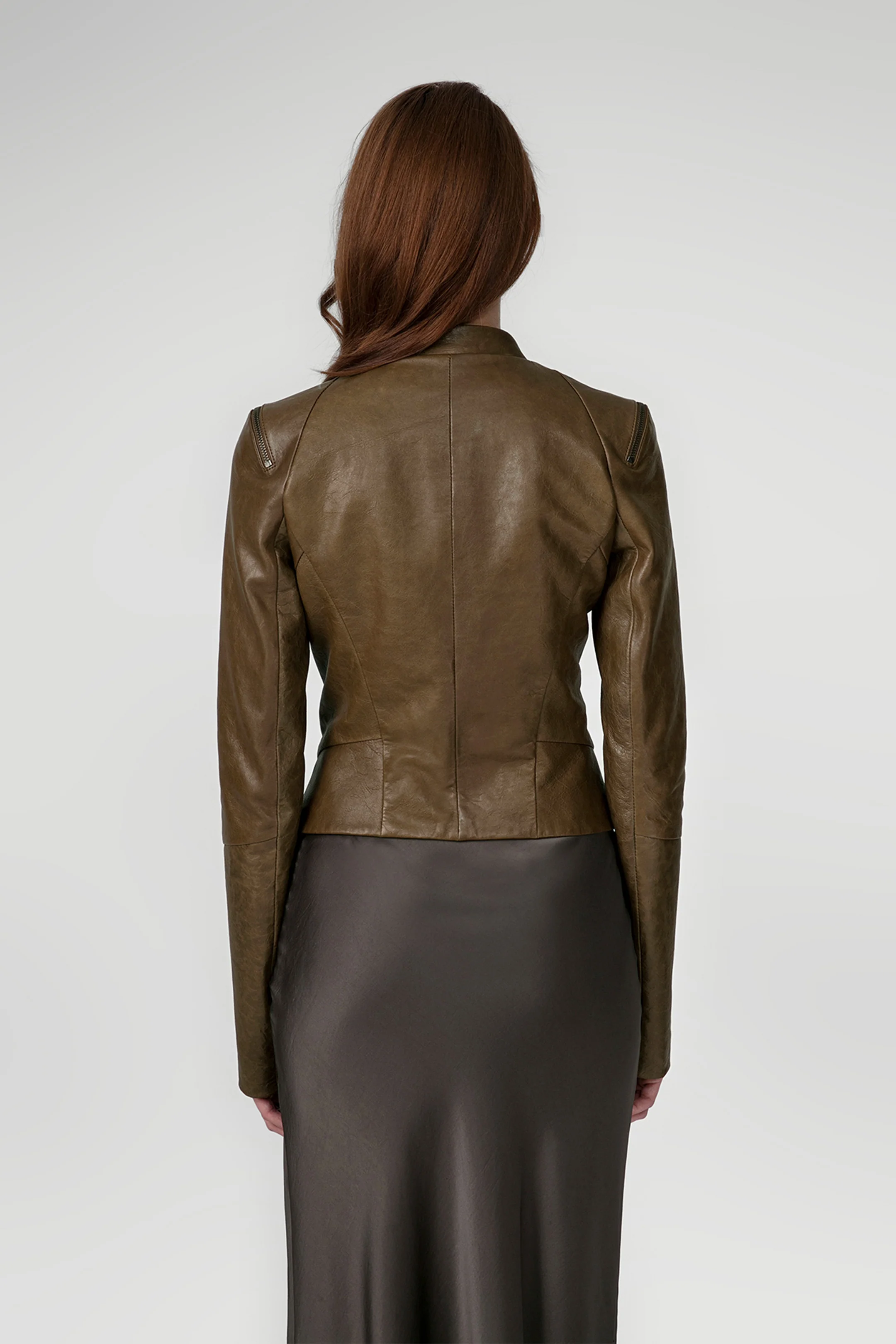 Lola - Brown Leather Jacket - Image 6