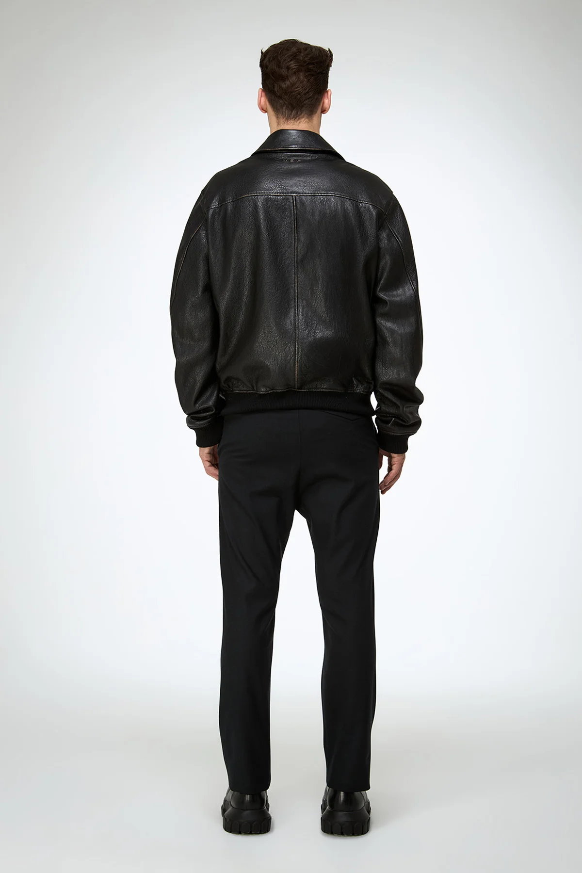 Niccolo - Dark Brown Leather Jacket - Image 7