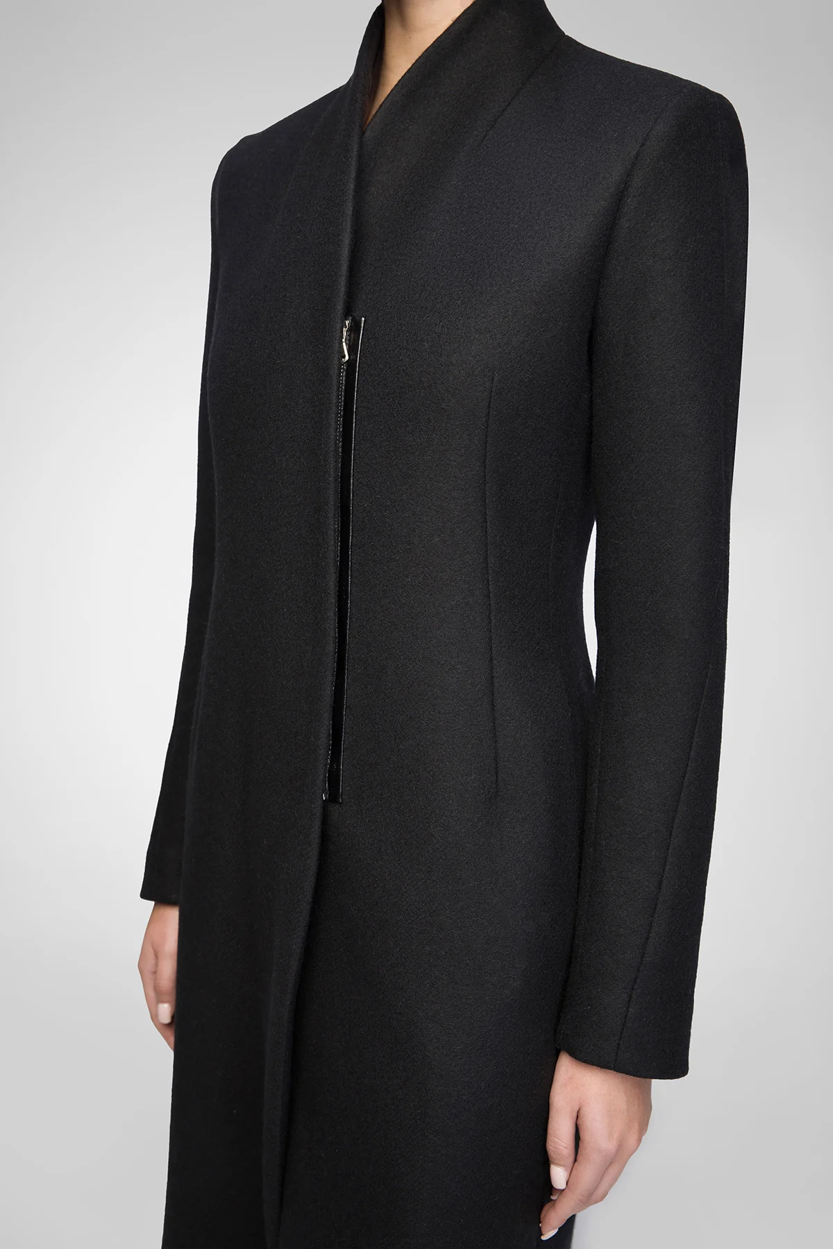 Rosen - Black Wool Coat - Image 4