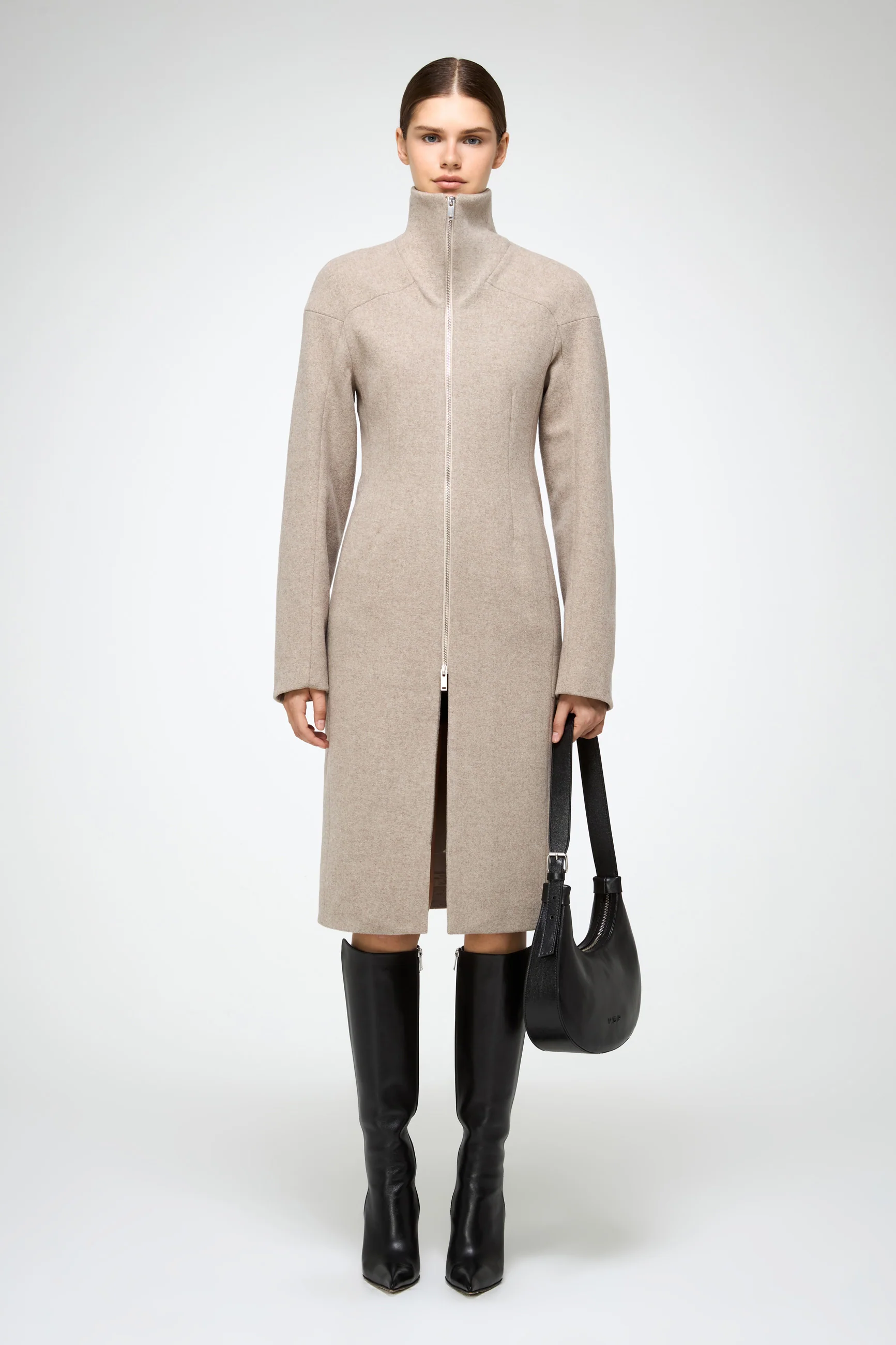 Zoelle - Camel Wool Coat - Image 3