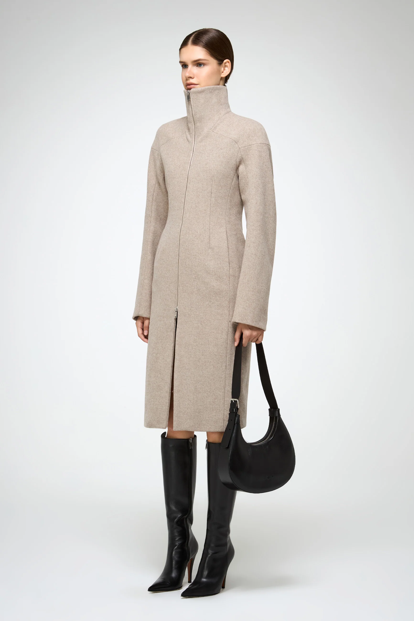 Zoelle - Camel Wool Coat - Image 4