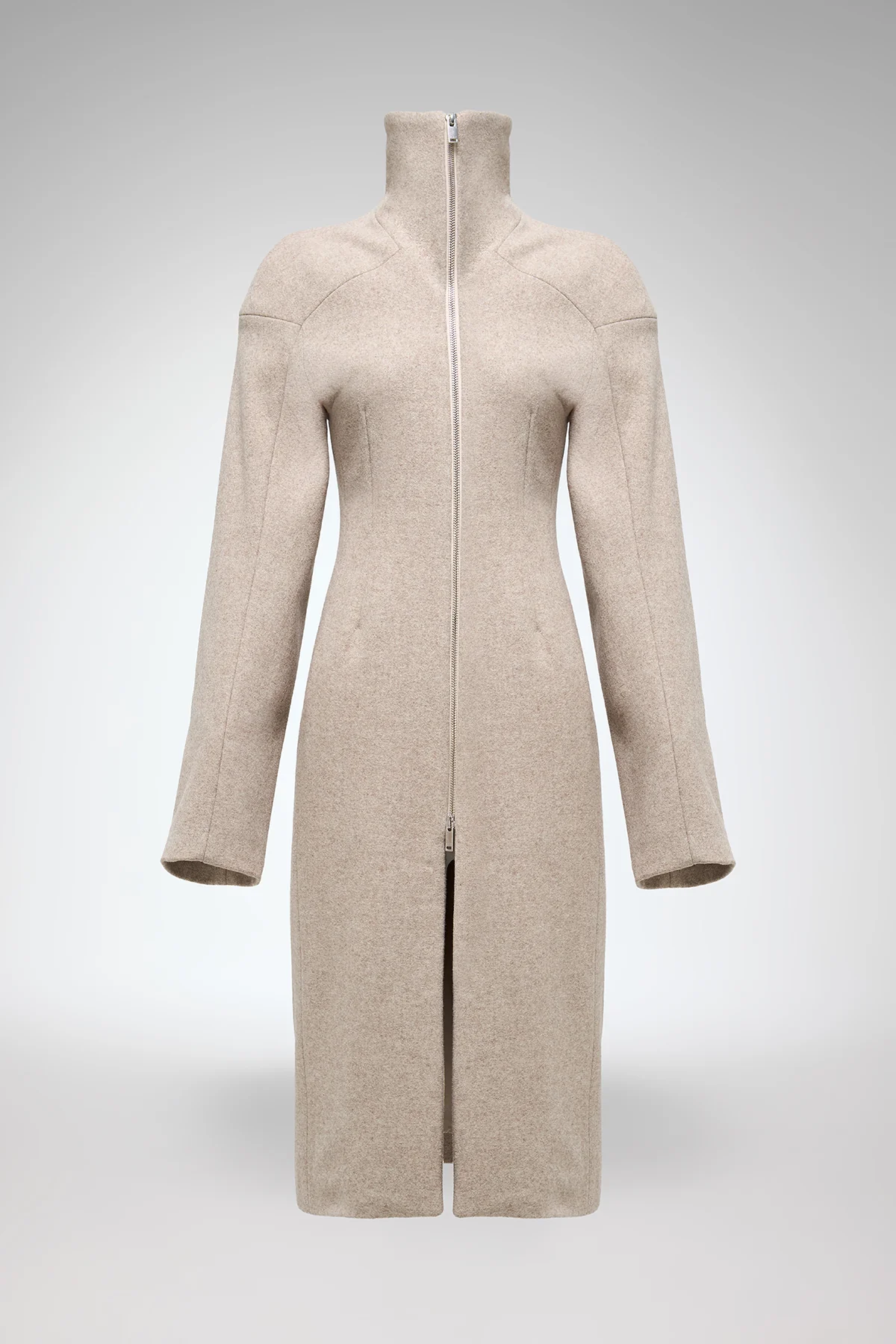 Zoelle - Camel Wool Coat - Image 5